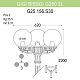 уличный фонарь fumagalli gigi bisso/g250 g25.156.s30.wze27