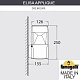 уличный настенный светильник fumagalli elisa applique ds2.562.000.wxd1l