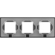 рамка 3-ая systeme electric atlasdesign aqua карбон atn441003
