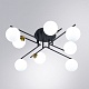 потолочная люстра arte lamp gemini a2243pl-8bk