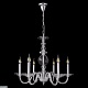 подвесная люстра crystal lux arabesque sp6 chrome