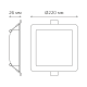 встраиваемый светильник gauss elementary downlight 998520224