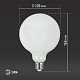 лампа светодиодная эра e27 15w 2700k f-led g125-15w-827-e27 opal б0047038