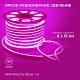 светодиодный неон мини apeyron 220в 5,5вт/м smd2835 120д/м ip65 50м розовый 17-38