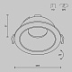 встраиваемый светильник maytoni technical share dl051-u-1wb