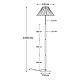 торшер uniel uml-t522 e27 copper/white ul-00012408