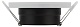 встраиваемый светильник эра dk90 wh/bk б0054359
