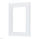 рамка одноместная arlight frm-glare-gs-d-wh 043789