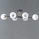 потолочная люстра illumico il0798-6csq-25 bk ab trento