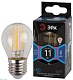 лампа светодиодная эра e27 11w 4000k f-led p45-11w-840-e27 б0047015