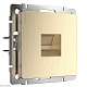 розетка ethernet rj-45 werkel шампань рифленый w1181010 4690389160608
