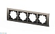 рамка четырехместная elbi zena platin 500-073000-228