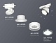 комплект трекового светильника ambrella light track system xt (a2524, a2105, c8101, n8133) xt8101006