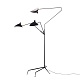 торшер delight collection floor lamp tf8505-3 black