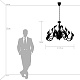 подвесная люстра lightstar cigno collo 751242