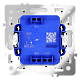 проходной переключатель одноклавишный с подсветкой voltum s70 vls010403 (кашемир)