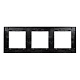 рамка трехместная arlight frm-presto-als-3-bk 043857
