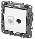 розетка комбинированная rj45+tv эра 12-3110-01м б0065691