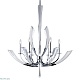 подвесная люстра delight collection ice kingdom p68028l-6 chrome