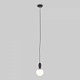 подвесной светильник eurosvet bubble long 50158/1 черный