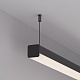 заглушка arlight line-d-3030 square black 053515