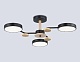 люстра на штанге ambrella light linetech comfort fl4857
