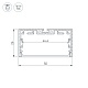 профиль arlight pls-lock-w50-smt-2000 anod 033772