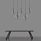 подвесной светильник delight collection 10018p/1 black/clear