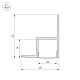профиль arlight arh-ceil-2000 anod 016150
