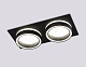 встраиваемый светильник ambrella light gx53 acrylic tech techno spot tn52424