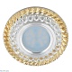встраиваемый светильник fametto luciole dls-l132 gu5.3 chrome/gold