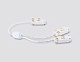 коннектор питания t-образный ambrella light magnetic 220v gl1113