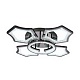 потолочная светодиодная люстра ambrella light original fa576