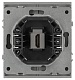 розетка эра arktik 16-3114-03 hdmi алюминий б0070506