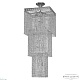 каскадная люстра bohemia ivele crystal 83302/40iv-100 ni