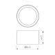 кольцо антибликовое arlight lgd-antiglare-ring-r85 (bk) 046757