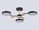 люстра на штанге ambrella light linetech comfort fl4857