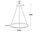 подвесная люстра italline it013-6028 black 3000k