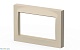 рамка для двухместной розетки без заземления elbi vega 510-010300-908