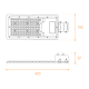 уличный консольный светильник wolta stl-100w/04