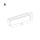 трековый светильник arlight mag-dots-25-l800-24w day4000 034205