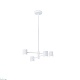 подвесная светодиодная люстра ambrella light comfort linetech fl51705