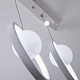 подвесная люстра led4u l7103-5 wт