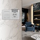 розетка arte milano set16-2-41-1x2 silver