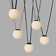 трековый однофазный светильник denkirs belty orb dk5553-bk