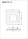 потолочный светильник myfar sao mr9070-cl