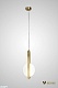подвесной светильник am group am462 polished gold