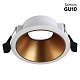 встраиваемый светильник crystal lux clt 052c wh-go
