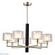подвесная люстра crystal lux maestro sp-pl7 gold