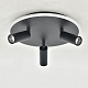 потолочный светильник escada 20046sma/03led bk